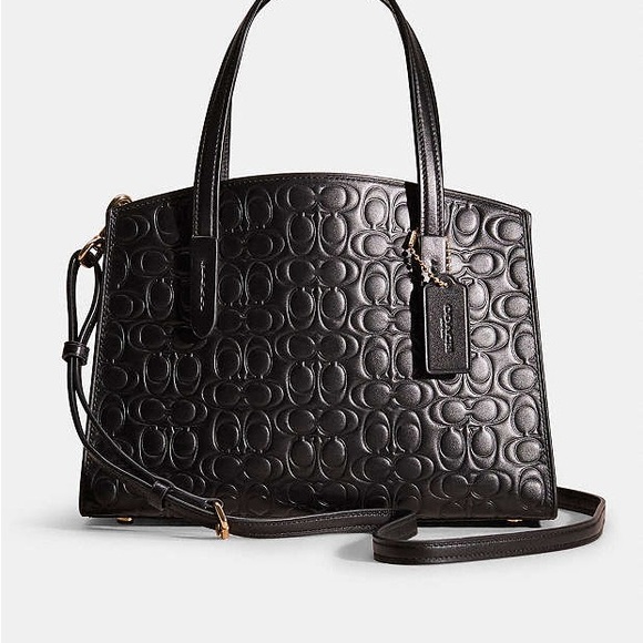 Coach Black Satchel Bag - Picture 1 of 13